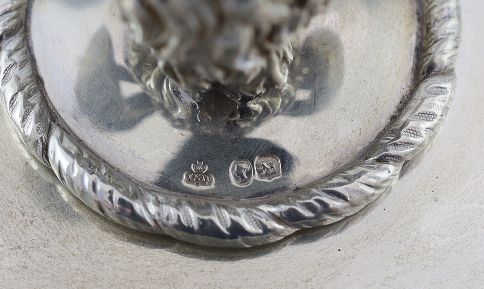 A Victorian ornate silver entree dish and cover with ram's head handle, by John Samuel Hunt (Hunt & Roskell ex. Storr & Mortimer)